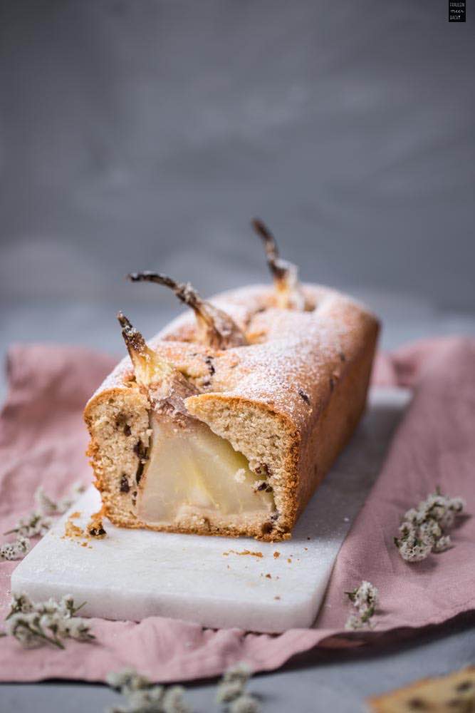 Birne-Nuss-Kuchen: Fruchtig mit ganzen Birnen - Fräulein Meer backt