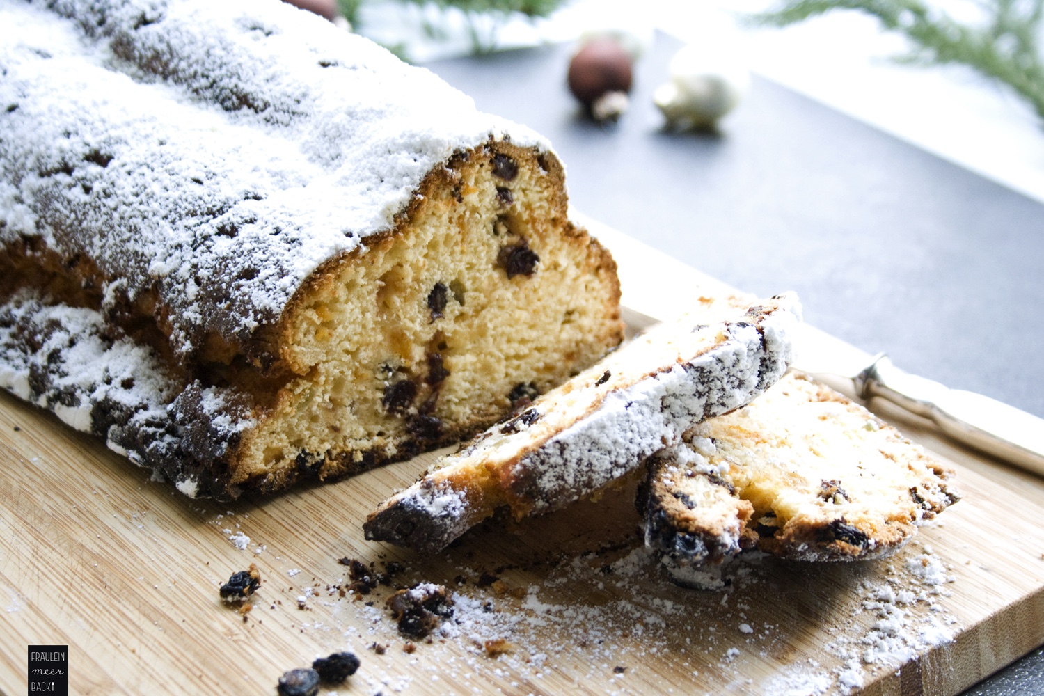 Saftiger Quarkstollen - Fräulein Meer backt