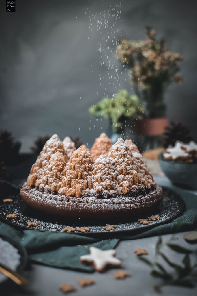 Fraeulein Meer backt Weihnachtlicher Marmorkuchen