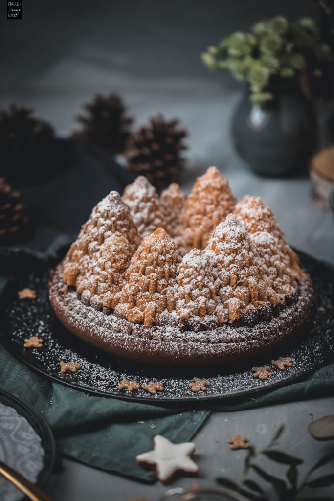 Fraeulein Meer backt Weihnachtlicher Marmorkuchen