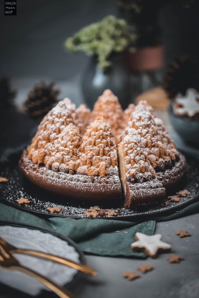 Fraeulein Meer backt Weihnachtlicher Marmorkuchen