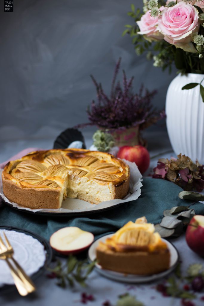 Fraeulein Meer backt Apfel Schmand Kuchen