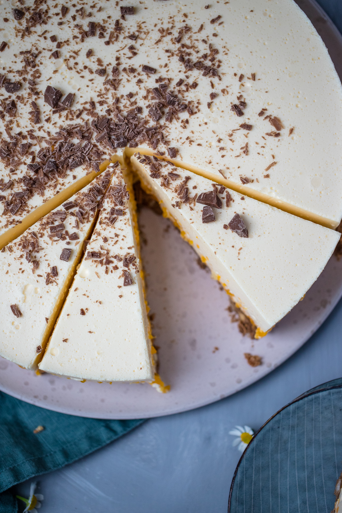 Fraeulein Meer backt Mandarinen Nougat Torte