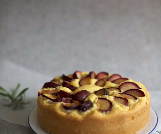 Kürbis-Apfel-Kuchen mit Mandelkruste - Fräulein Meer backt