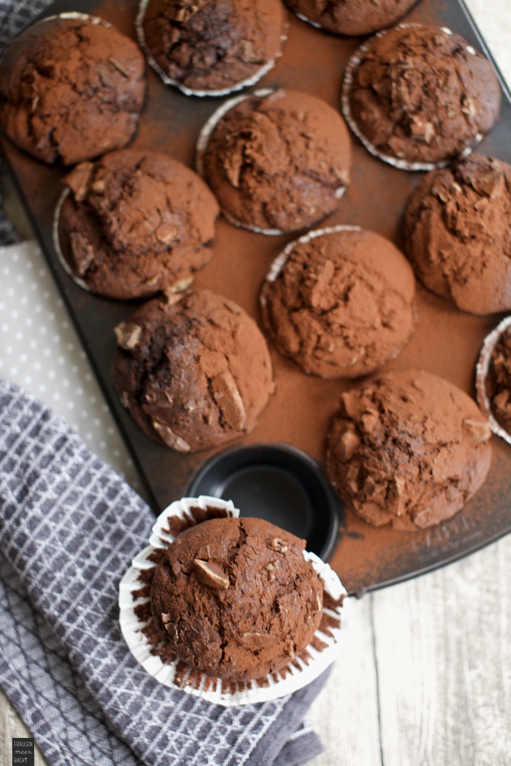 Fraeulein Meer backt Schoko Muffins 8 - Fräulein Meer backt