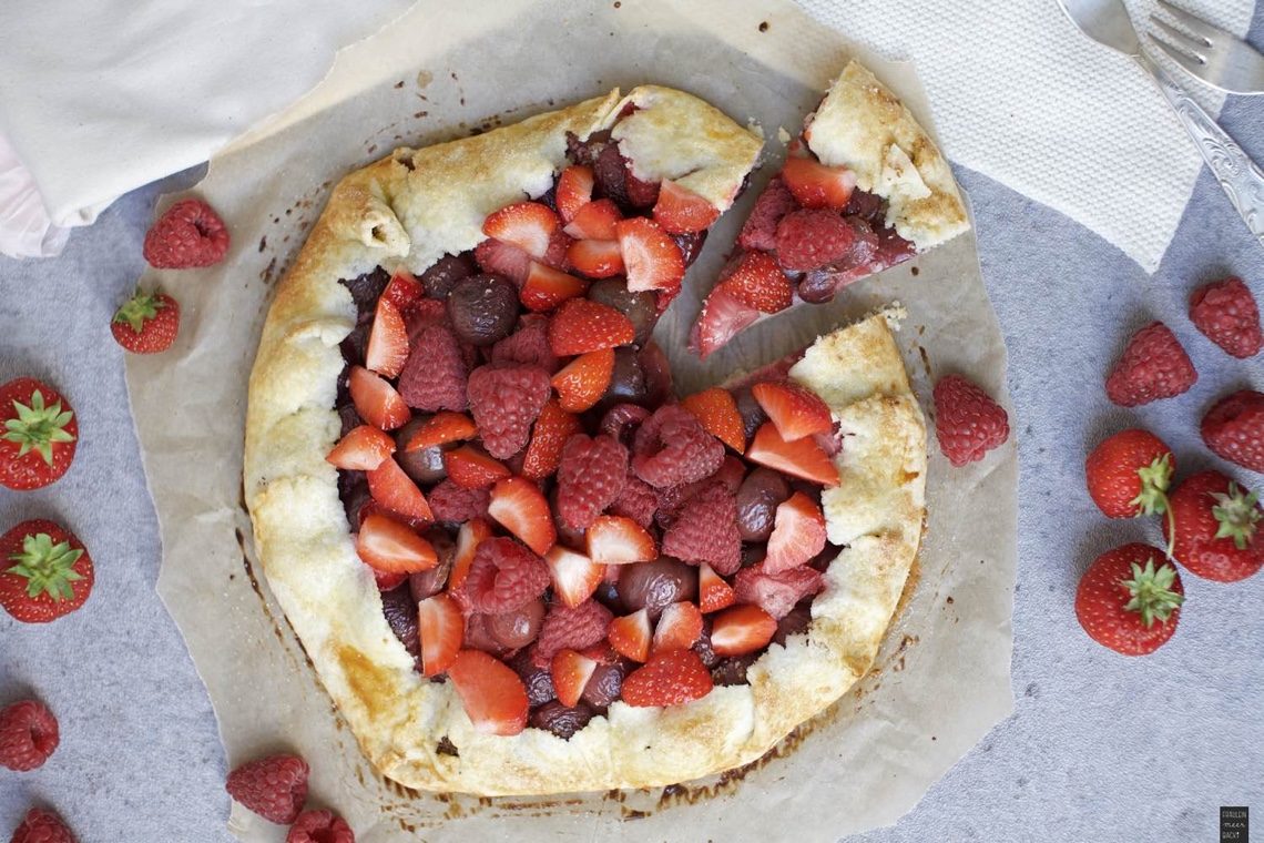 Fraeulein Meer backt Kirsch Galette