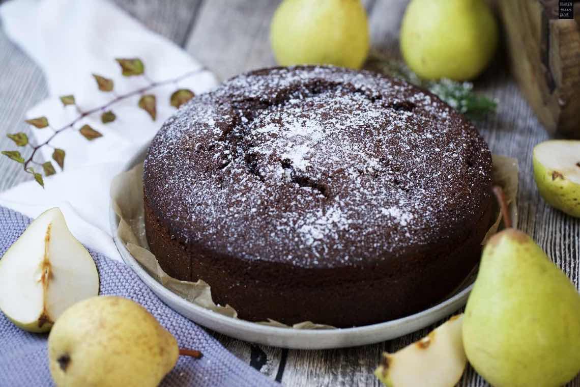 Fraeulein Meer backt Birnen-Schokoladen-Kuchen