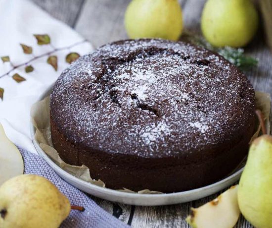 Fraeulein Meer backt Birnen-Schokoladen-Kuchen