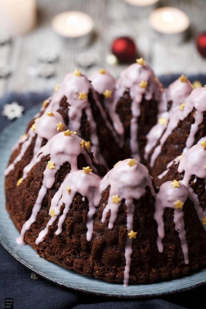 Rotwein-Lebkuchen-Guglhupf - Fräulein Meer backt