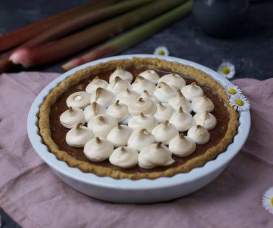 Fraeulein Meer backt Rhabarber Tarte mit Baiser