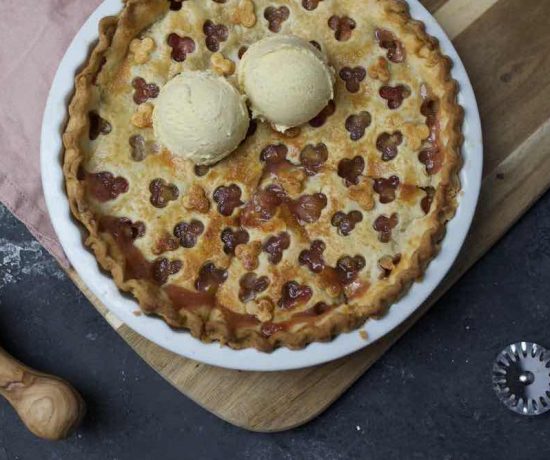 Fraeulein Meer backt Rhabarber Tarte mit Zitrone