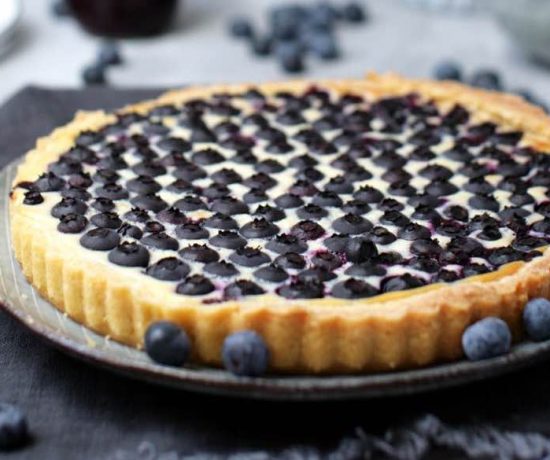 Fraeulein Meer backt Blaubeertarte mit Frischkäse