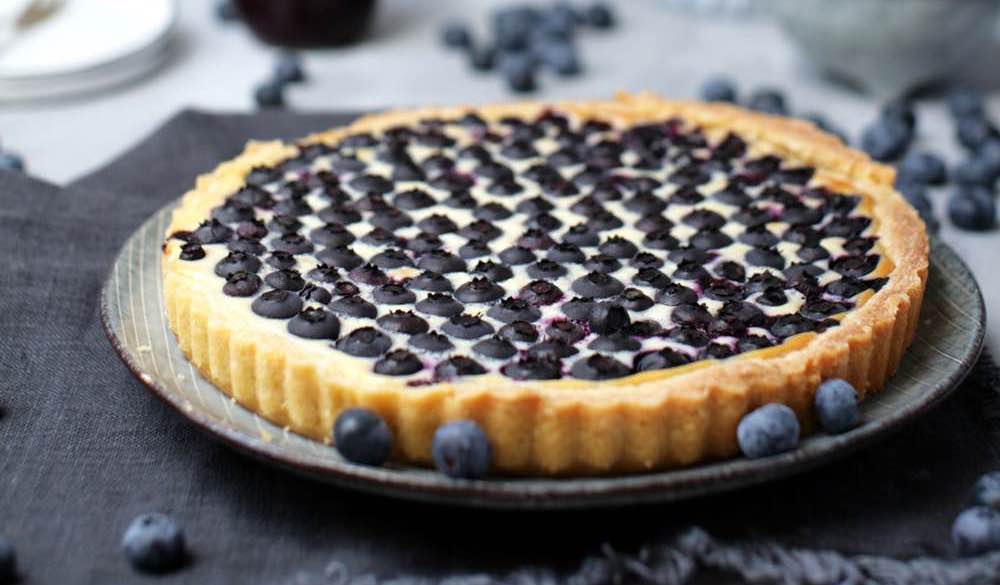 Fraeulein Meer backt Blaubeertarte mit Frischkäse