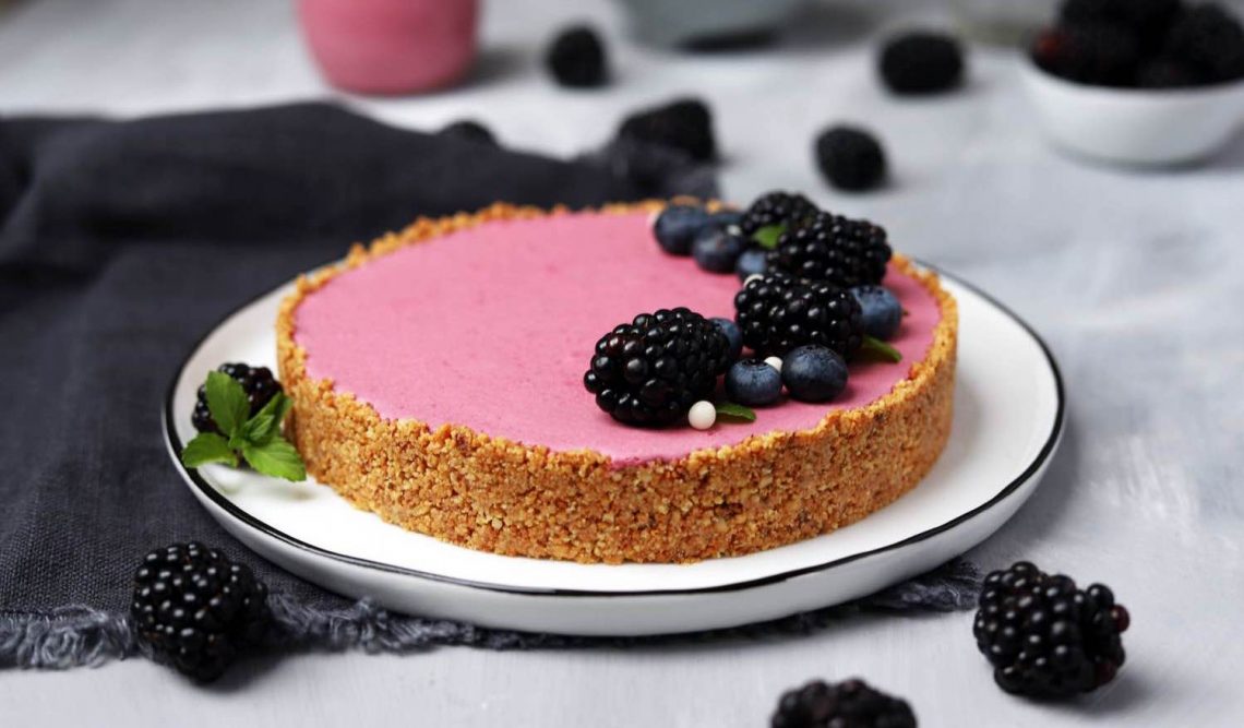 Fraeulein Meer backt No Bake Brombeertarte