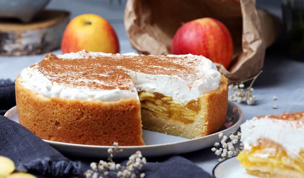 Fraeulein Meer backt Apfel-Quark-Kuchen