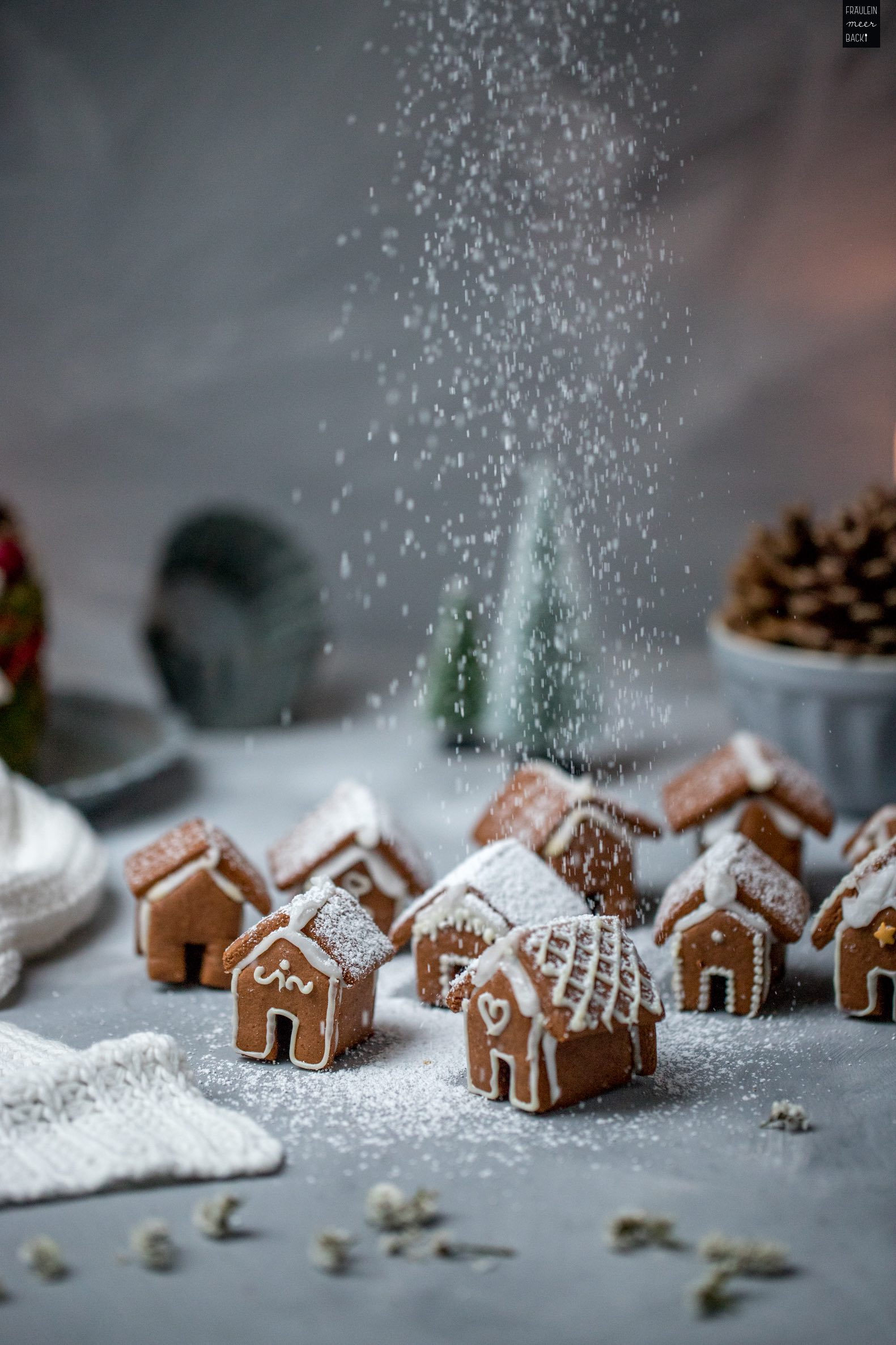 Fraeulein Meer backt Kleine Lebkuchenhäuser 