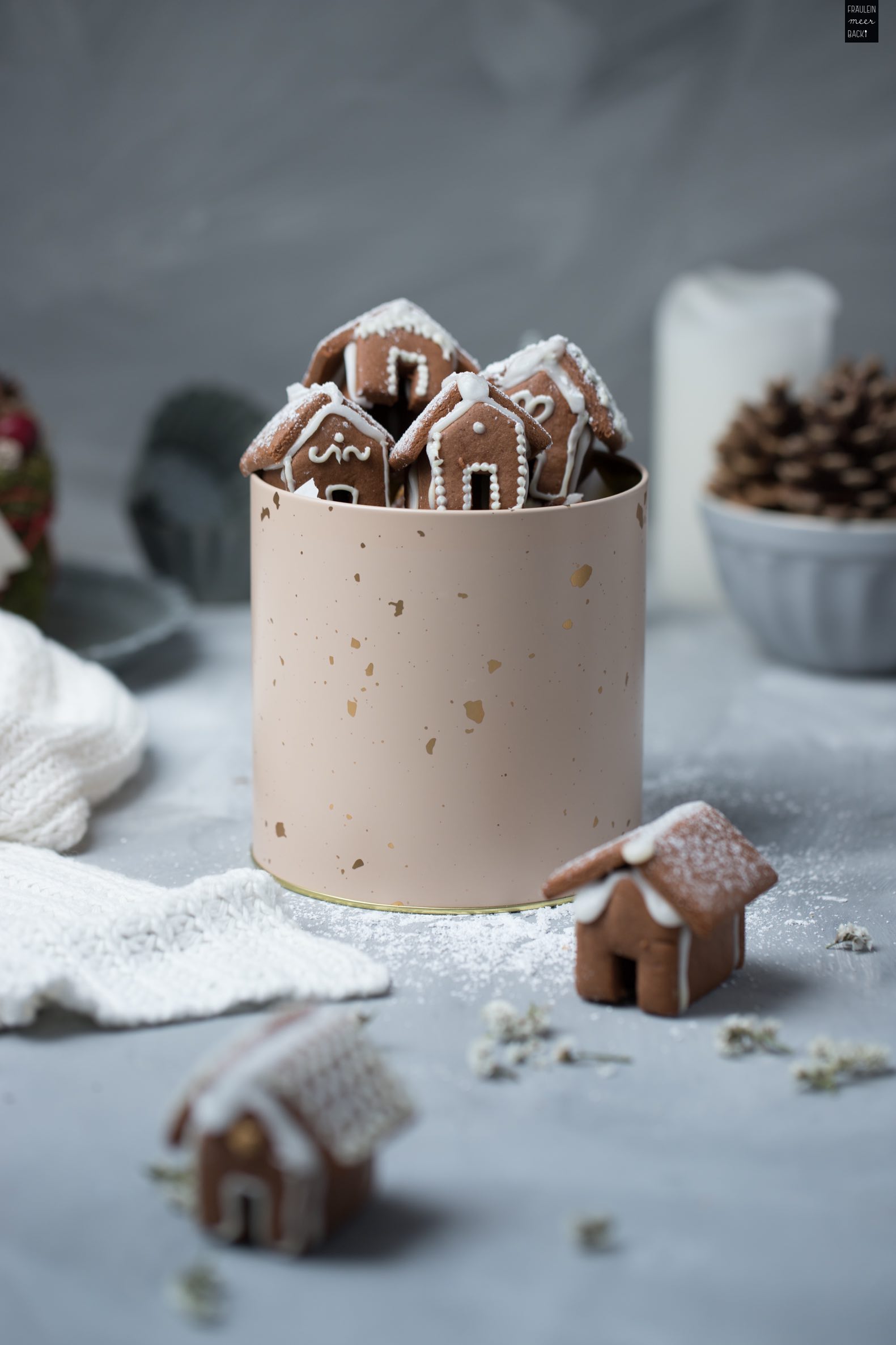 Fraeulein Meer backt Kleine Lebkuchenhäuser 