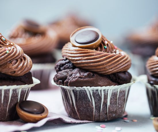 Fraeulein Meer backt Schokoladen Cupcakes