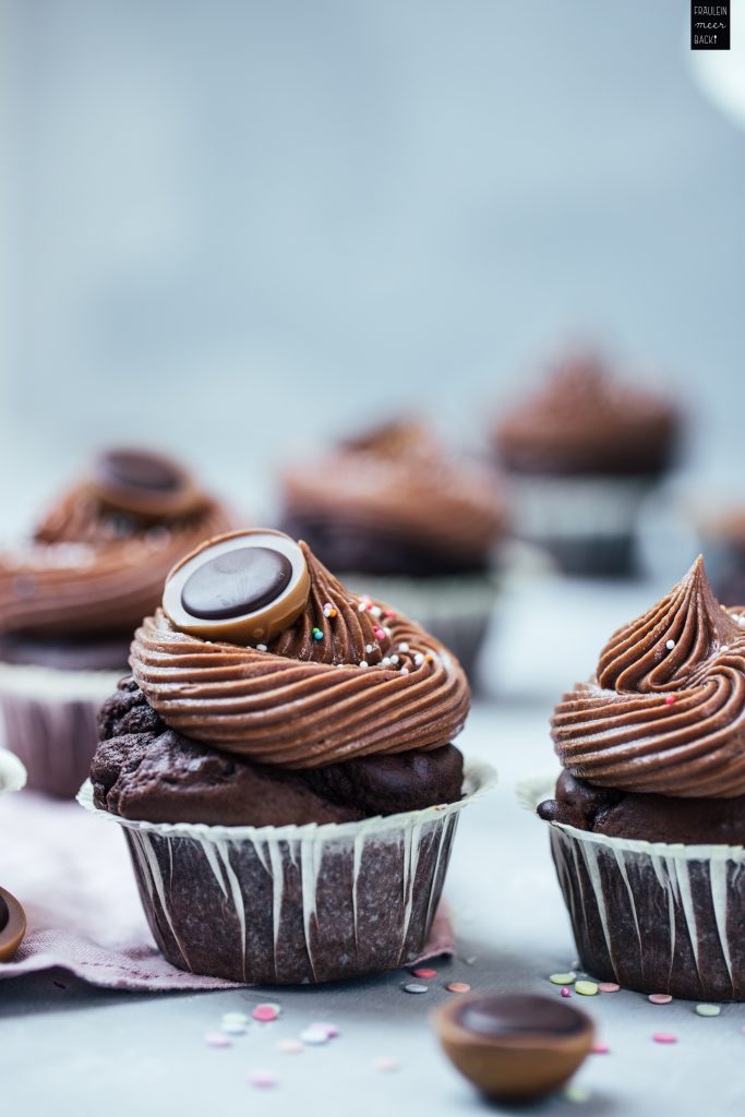 Fraeulein Meer backt Schokoladen Cupcakes