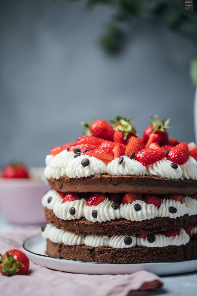 Fraeulein Meer backt_Schokoladen-Erdbeer-Torte 