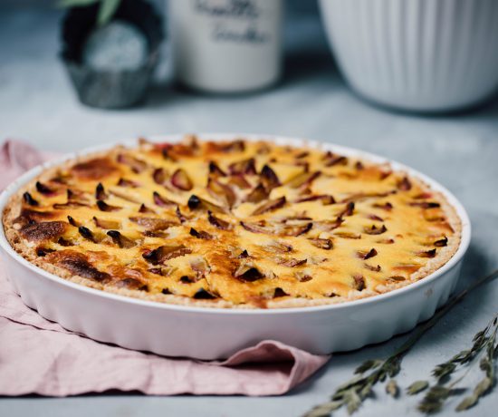 Fraeulein Meer backt Zwetschgen Tarte mit Pudding