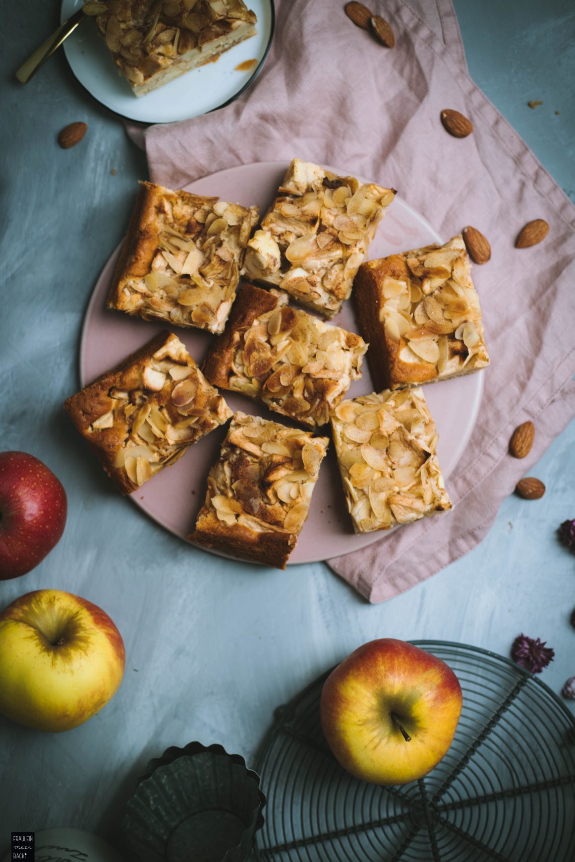 Apfel-Zimt-Kuchen vom Blech - Fräulein Meer backt