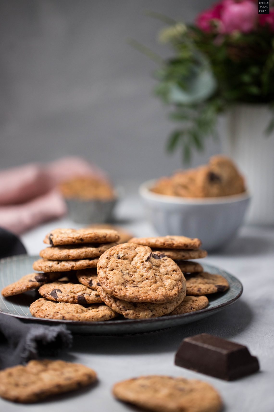 Chocolate Chip Cookies: Süß und knusprig - Fräulein Meer backt
