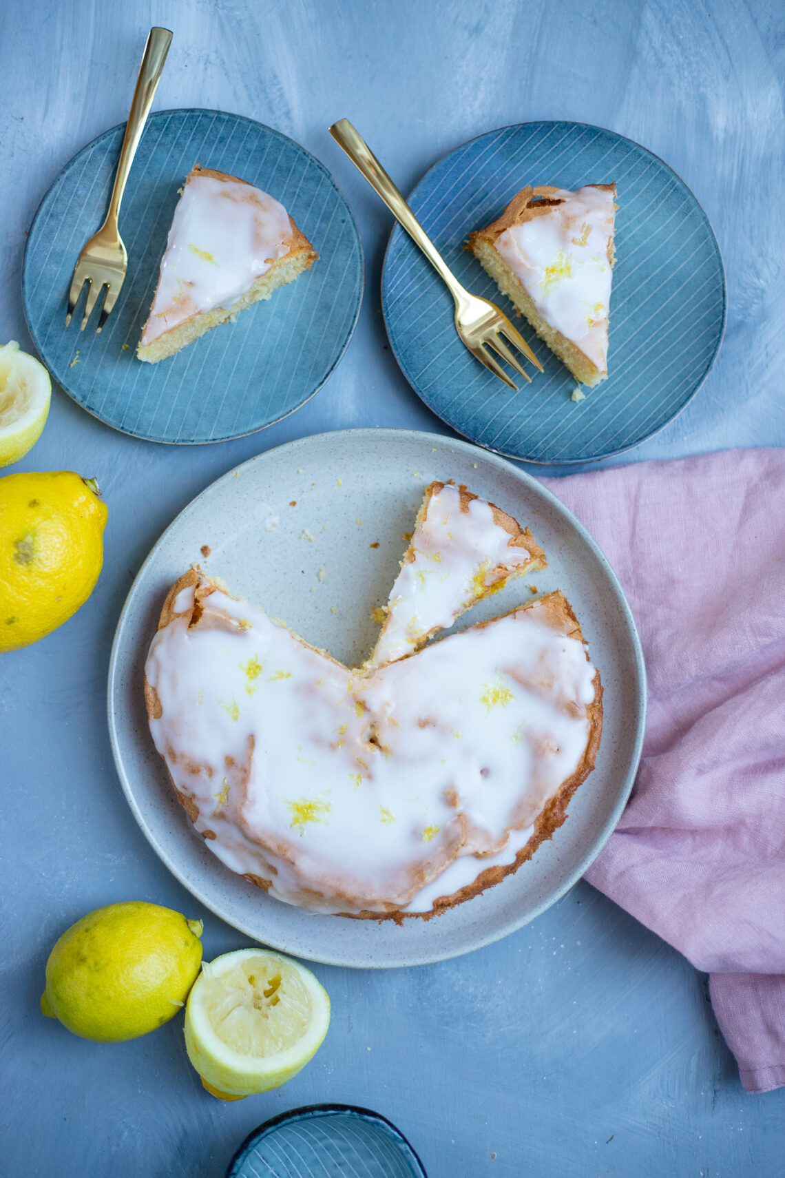 Einfacher Zitronenkuchen - Fräulein Meer backt